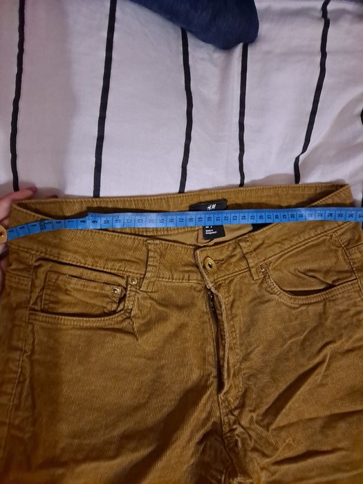 Spodnie H&M sztruksy