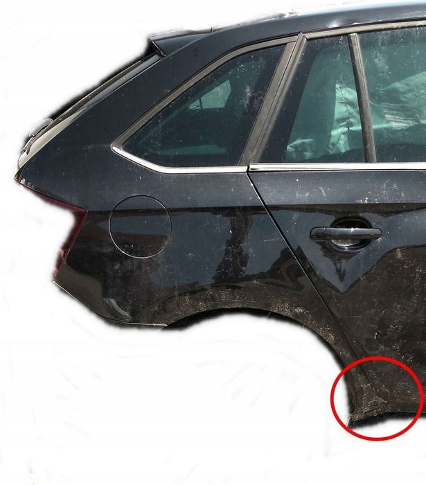 SKODA RAPID SPACEBACK 2012-2017 ĆWIARTKA BŁOTNIK PRAWY TYŁ LF9R