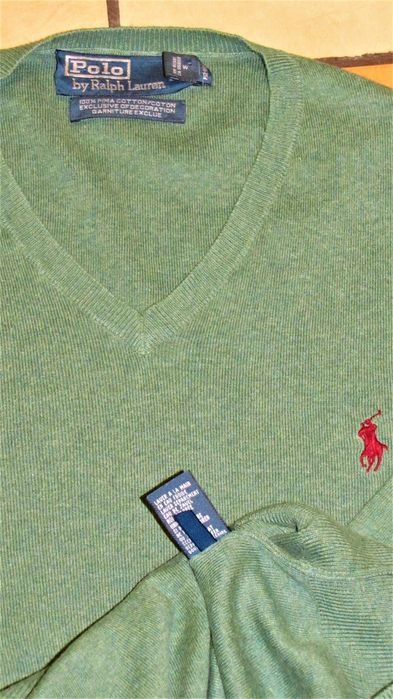 RALPH LAUREN __ SLIM-FIT PIMA Cotton Oryginał r M jak nowy