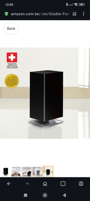 Purificador ar Stadler Form