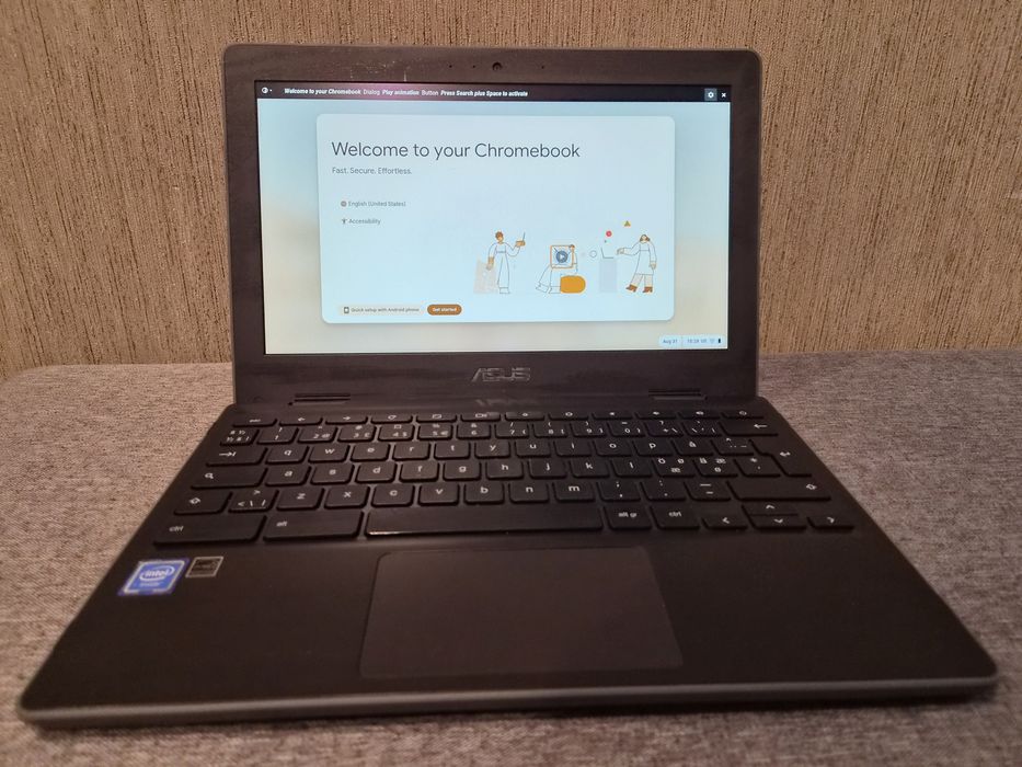 ZAREZERWOWANE - ASUS Chromebook C204M dotykowy - prawie nieużywany - idealny do nauki i podróży