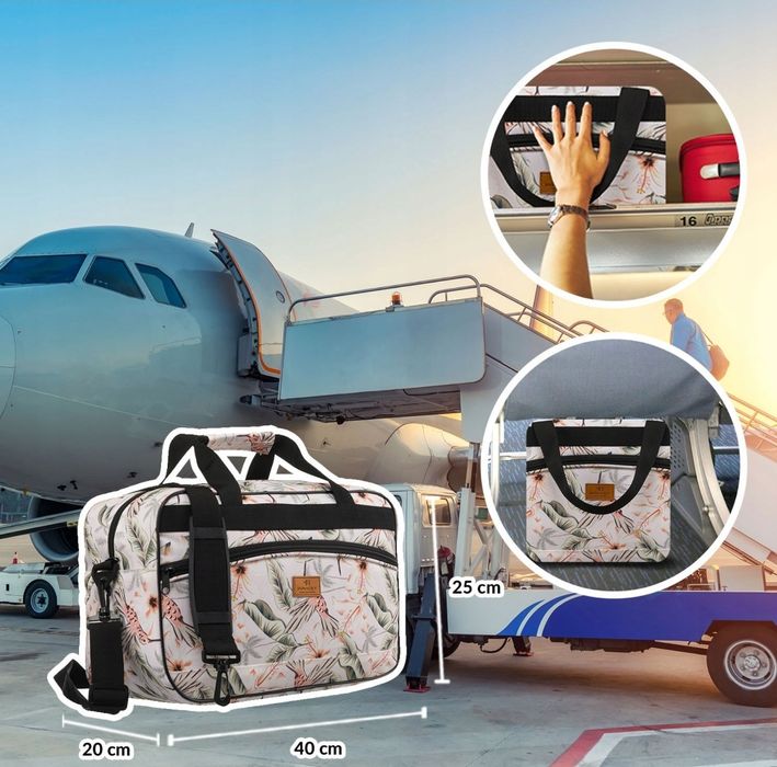 Torba do samolotu bagaż RYANAIR WIZZAIR podróżna turystyczna USB nowa