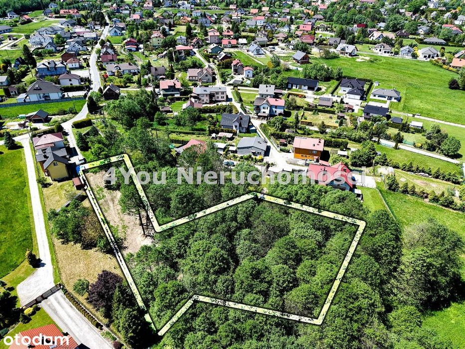 Działka Meszna budowlana 7a+12a lasu - Widok 4
