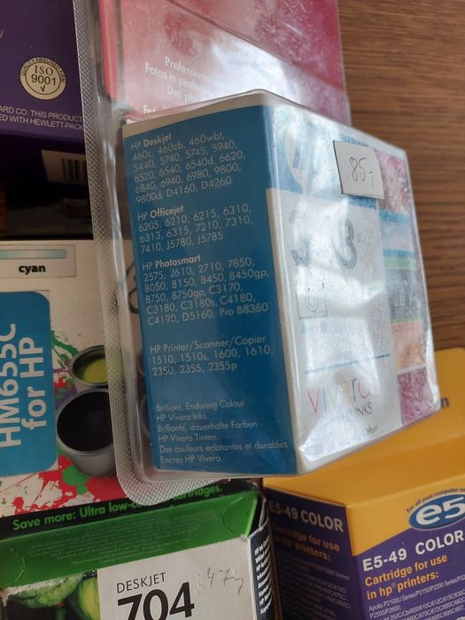 Sprzedam tusze mix do drukarek HP
