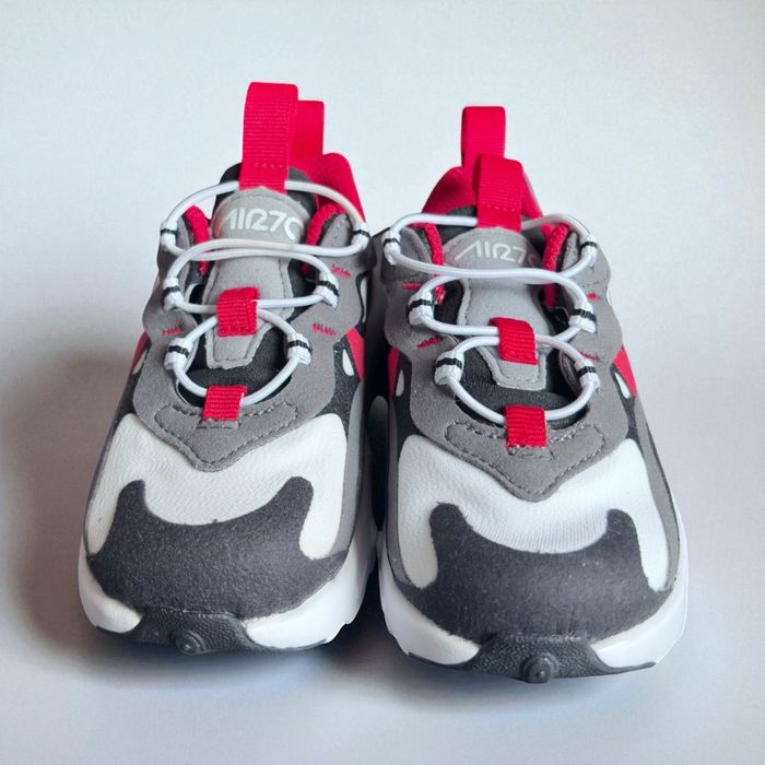Nike Air Max 270 React Junior – szaro-różowe sneakersy, r. 23,5 (EU)