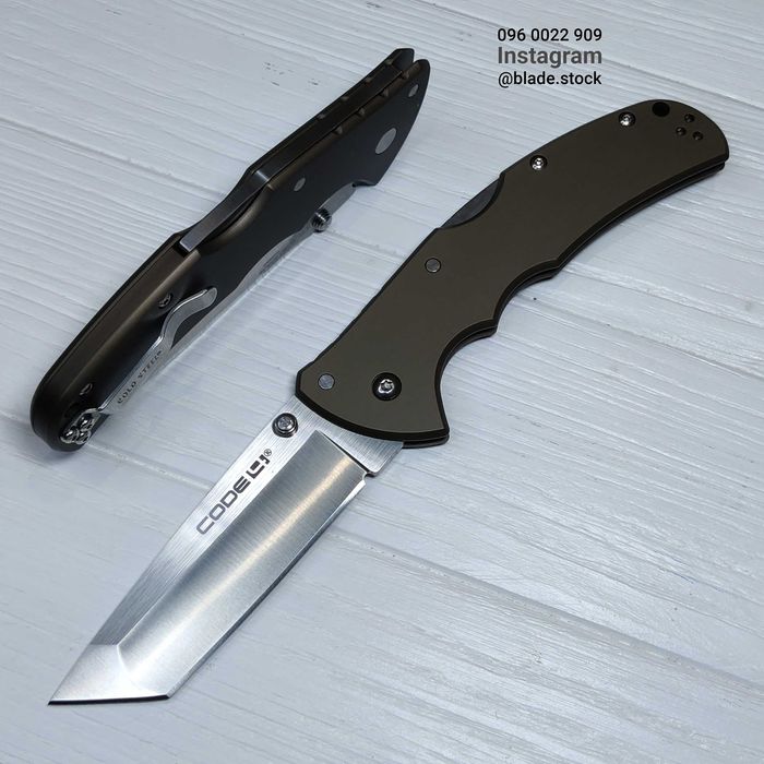 Оригинал Cold Steel Code 4 S35VN складной карманный нож Tri-Ad Lock