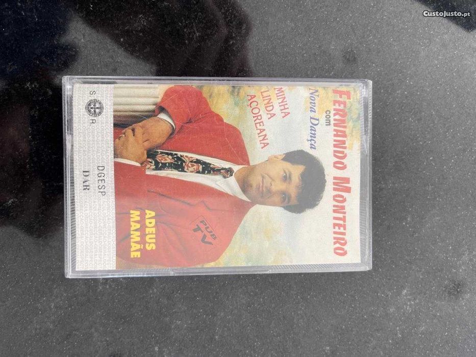 Cassette Musica Popular Portuguesa Fernando Monteiro "ADEUS MÃE"