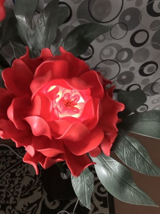 Светильник Пион. Ручная работа