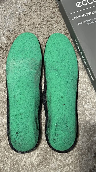 Ecco устілки 37 38 жіночі comfort everyday женские стельки