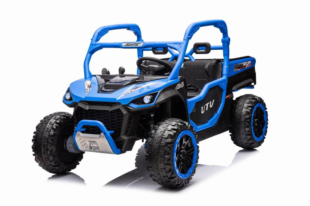 +Kluczyk 4x4 24V Auto na akumulator Farmer Truck UTV Racing Niebieski