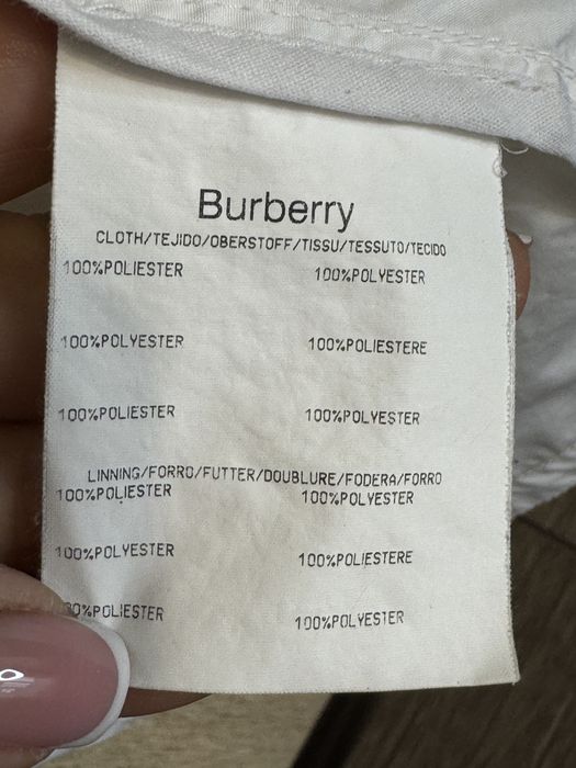 Біла вітровка burberry london, оригінал