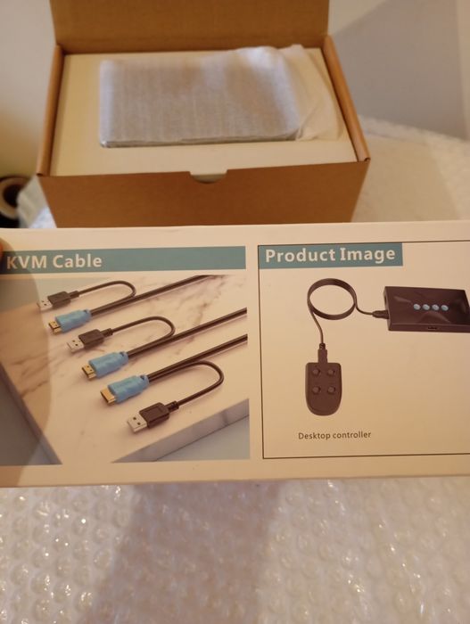 Przełącznik KVM 4-portowy MT-VIKI HDMI/USB - Idealny do pracy!