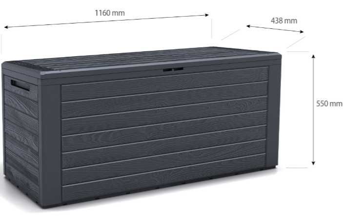 Skrzynia ogrodowa PROSPERPLAST Woodebox