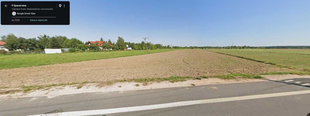 Działka Budowlana Cybulice Duże 8900 m