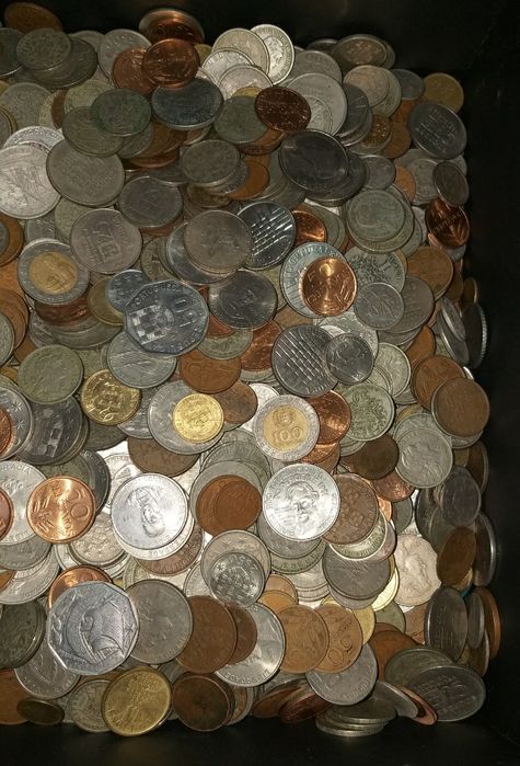 Lote de 20 kilos de moedas portuguesas