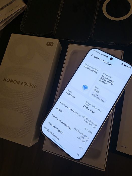 Honor 600 Pro 512GB ESTREAR. Troca/retoma. Fatura, garantia, capas