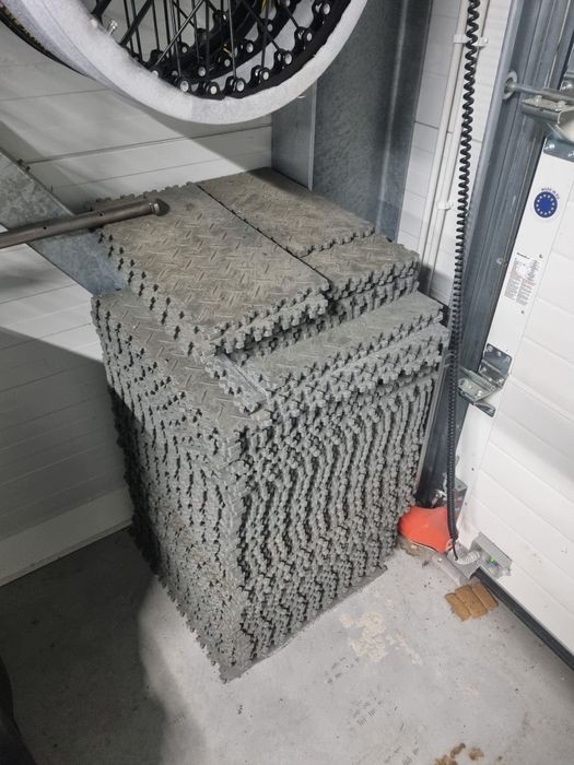Płytki modułowe warsztatowe FORTELOCK ECO GRAY 51x51