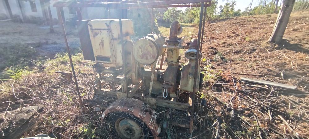 Reboque de Traktor com grande Bomba de água a Diesel 27cv