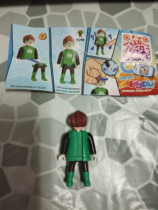 Green Lantern em Playmobil kinker surpresa