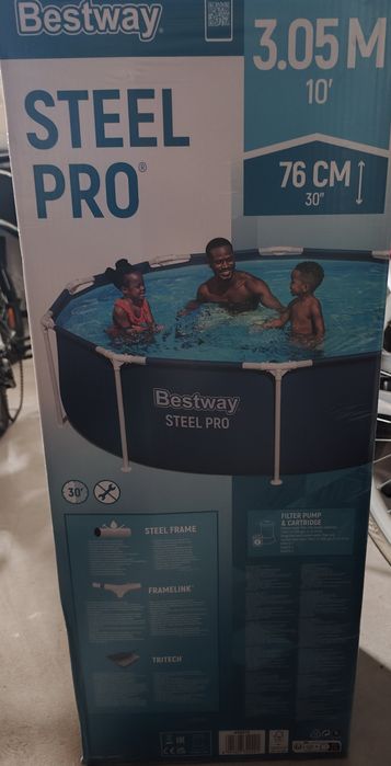 Basen stelażowy Bestway Steel Pro