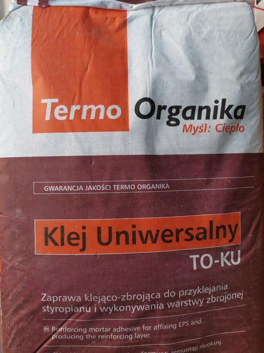 Klej do styropianu siatki termoorganika