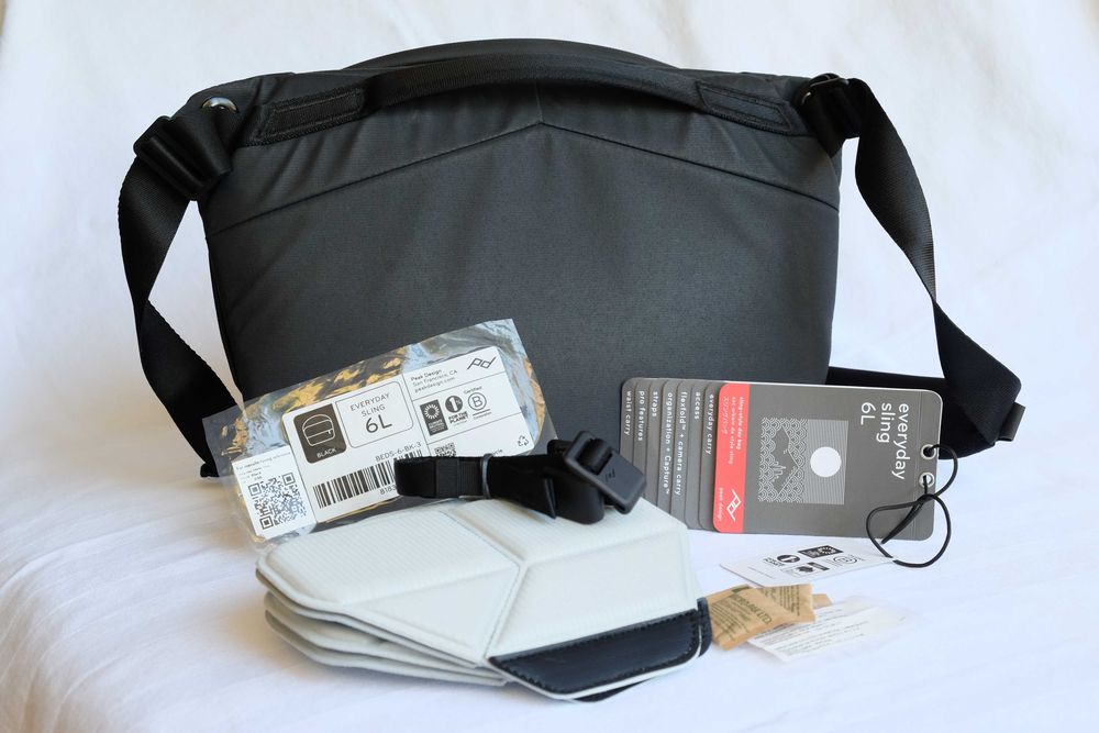 Saco Peak Design Everyday Sling 6L - como novo