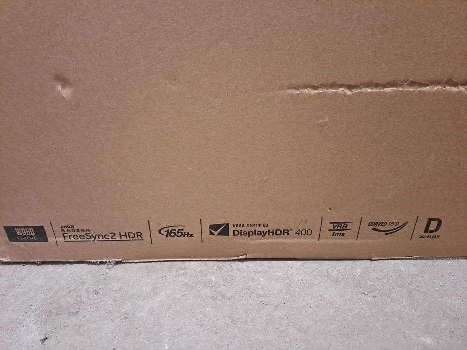 V Monitor ACER EI322QUR 32cale zakrzywiony 2K 165Hz DISPLAY HDR ( PS5 PS4 PC XBOX )