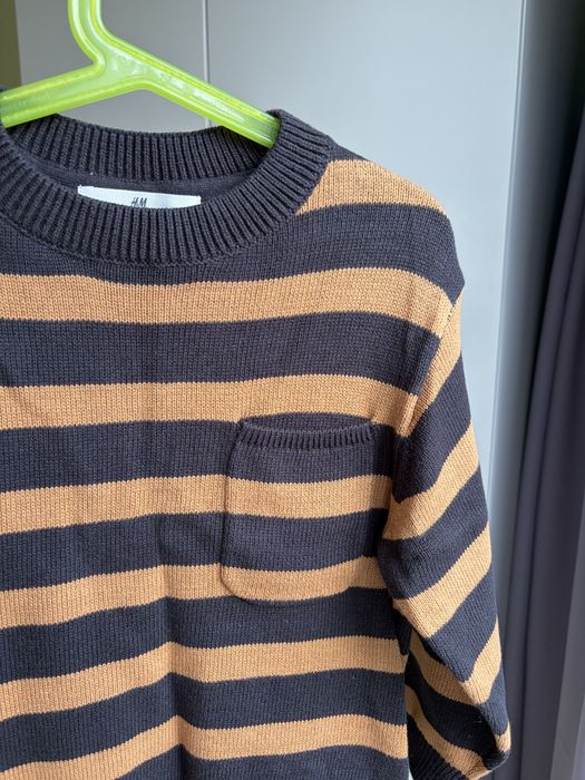 Nowy sweter w paski H&M 110/116