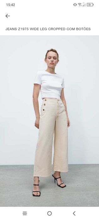 Calças c/botões dourados (Novo)