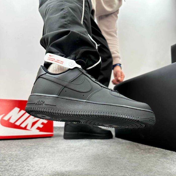 Кроссовки Nike Air Force Black, кросівки Nike Air Force