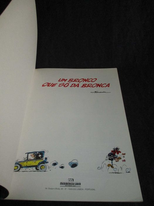 Livros BD Gaston Meribérica Liber