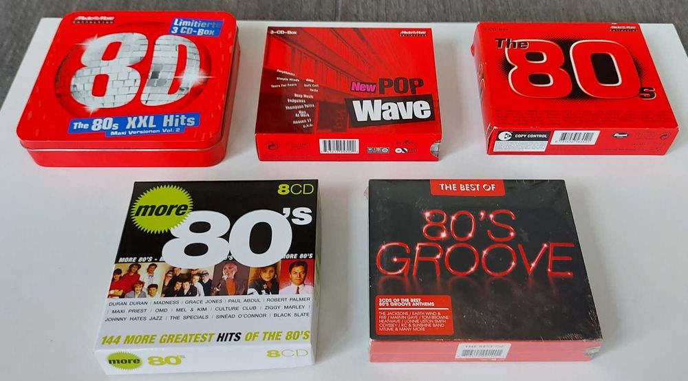 Coletâneas de música dos anos 80