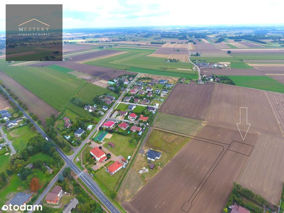 Działka budowlana z drogą w Czołowie 900m - Widok 3