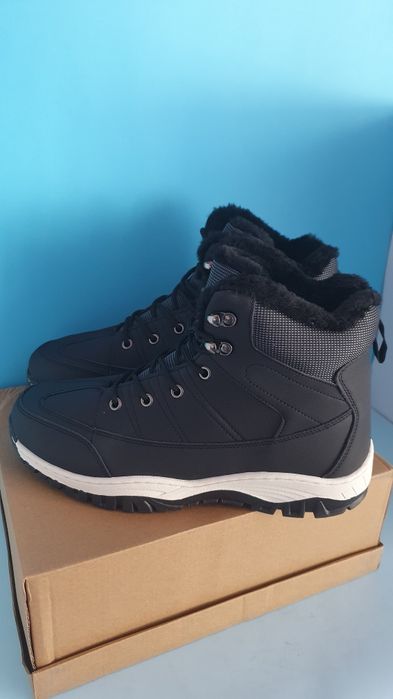 Buty nowe ocieplane zimowe czarne rozmiar 42 / wkładka 27 cm