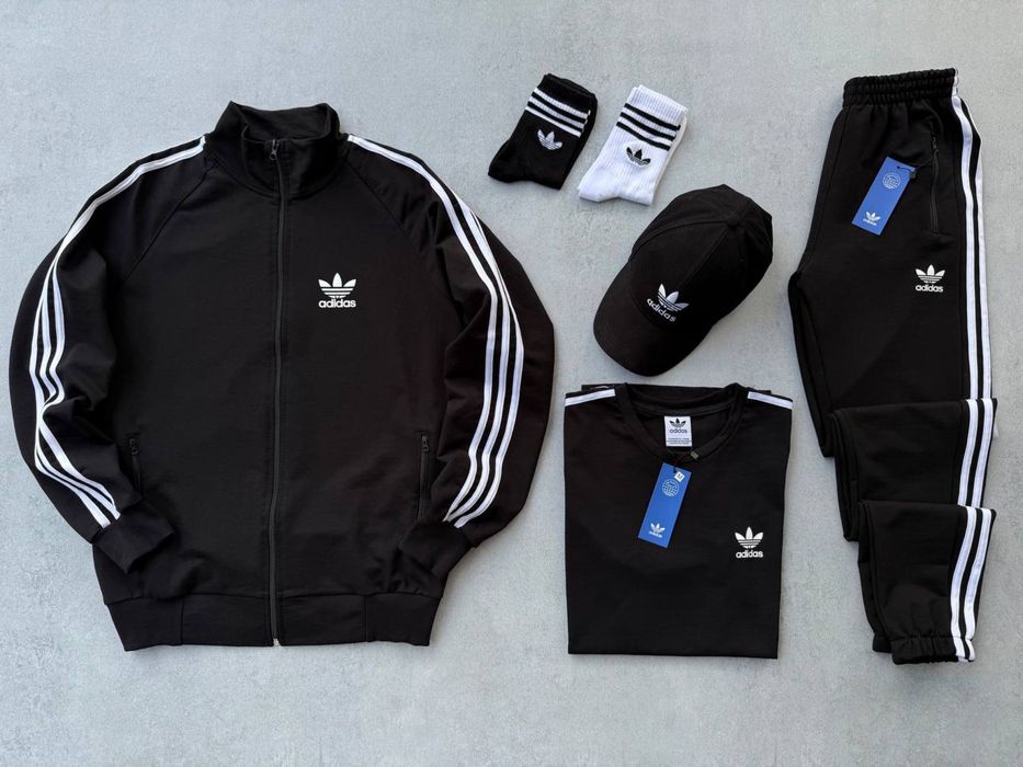 Чоловічий спортивний костюм адідас набір Adidas [4в1] [XS-3XL]