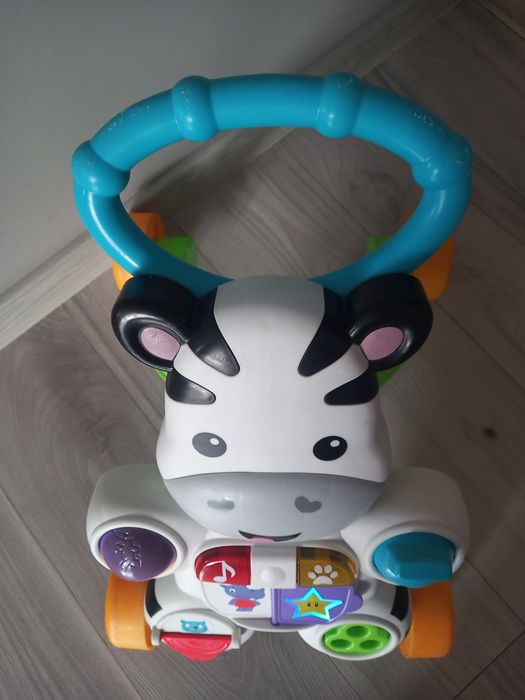 Jeździk pchacz zebra fisher price