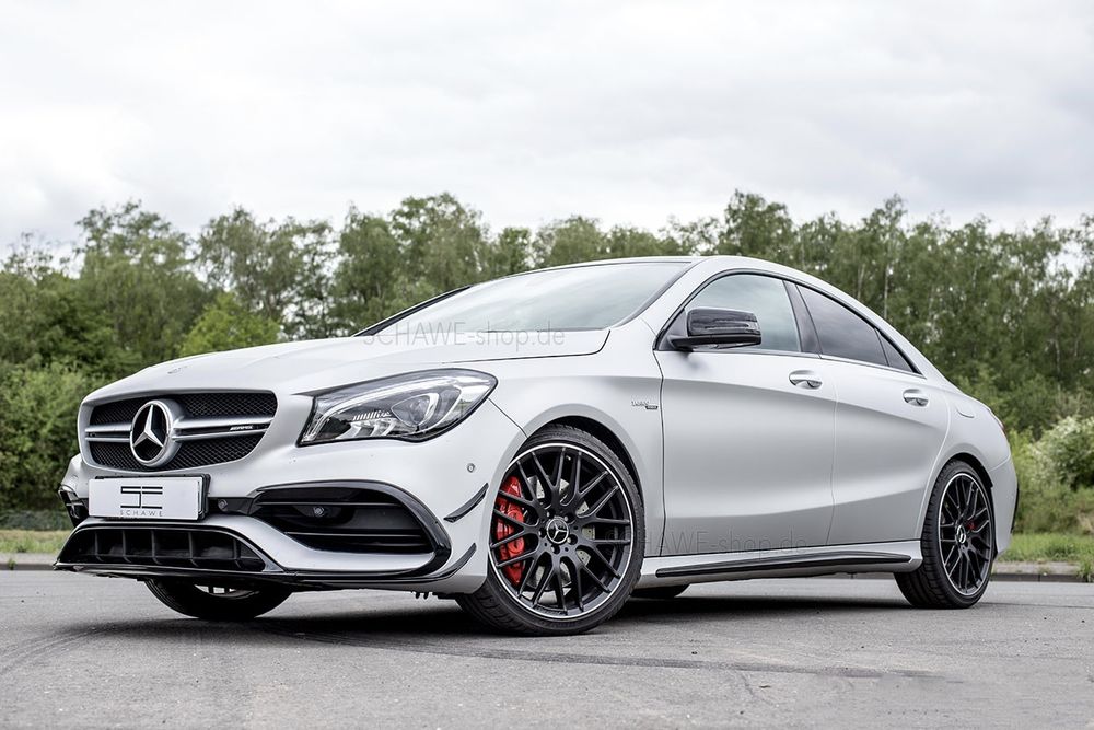 Mercedes CLA 45 C117 Bodykit Spoilery Lotka Komplet Czarny Połysk