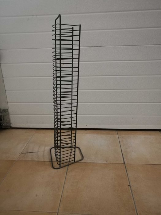 Porta dvd´s metalico