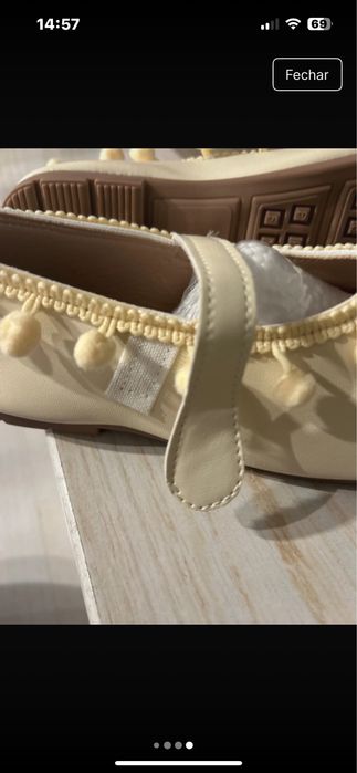 Sapatos menina novos