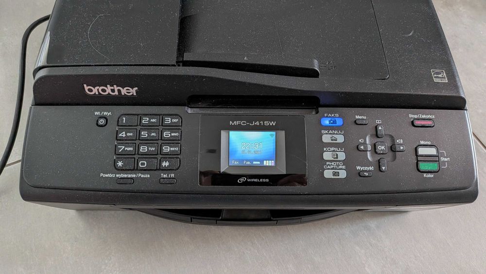 Drukarka Brother MFC-J415W skaner adf fax