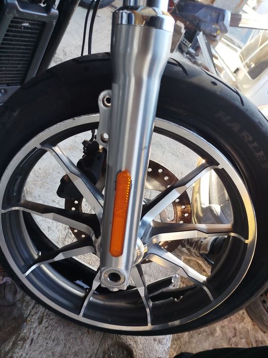 Harley FXLR Low Rider - przedni widelec zawieszenie lagi+półki+ oska