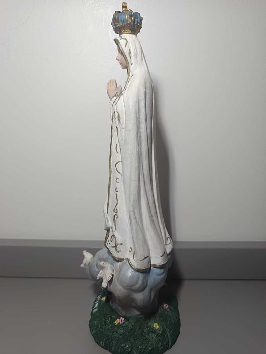 Estátua Nossa Senhora de Fátima (pintado à mão)