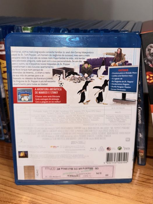 “Os Pinguins do Sr. Popper” - Filme - Blu-ray