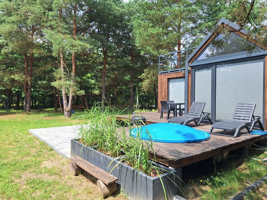 Domek Chańcza 6os. Noclegi, Klimatyzacja, Jacuzzi, Agroturystyka-