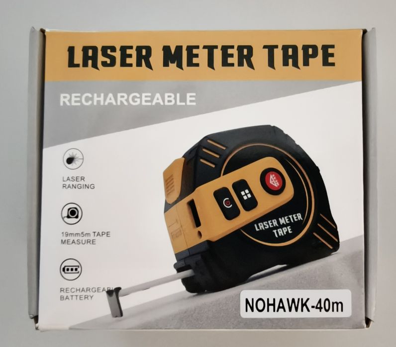 Fita de métrica a laser de distância