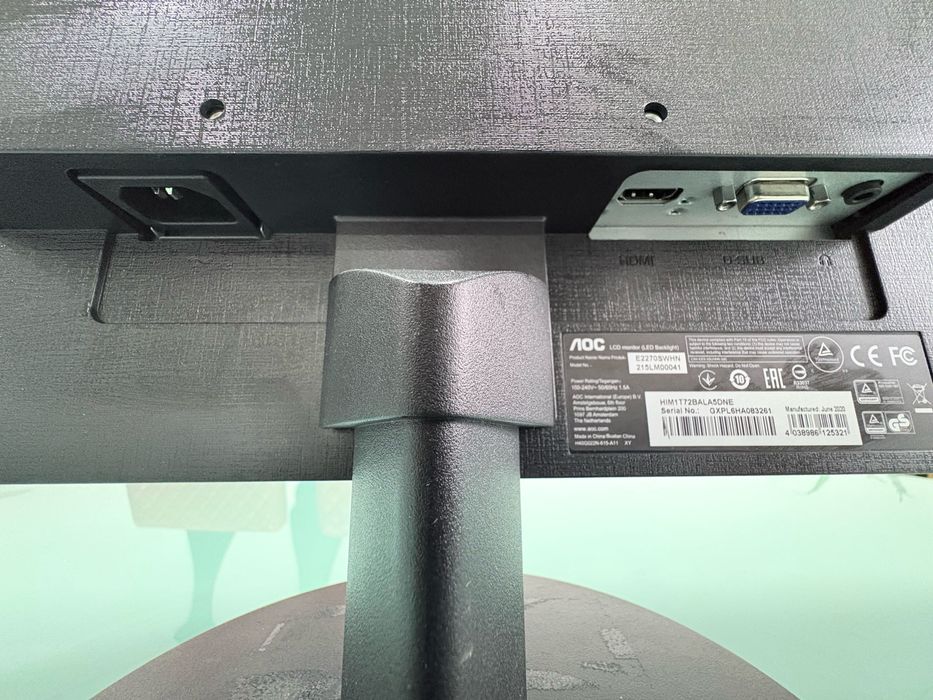 Monitor AOC E2270SWN 21.5 LED Full HD VGA [1]