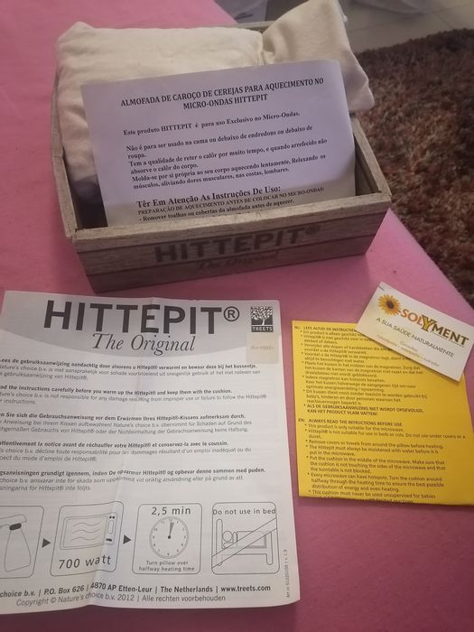 Almofada terapêutica natural