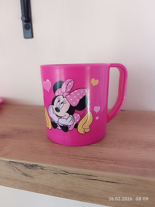 Zestaw kubek i talerzyk Minnie Mouse