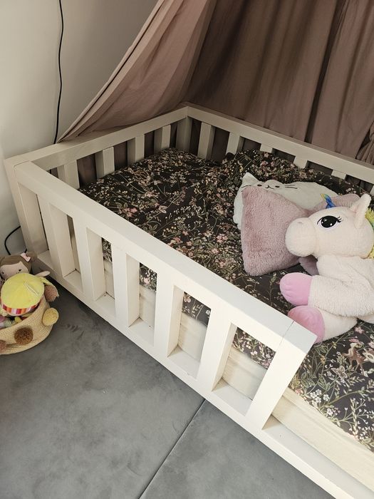 Łóżko + materac 80x160 cm