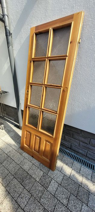 Drzwi sosnowe dwie sztuki